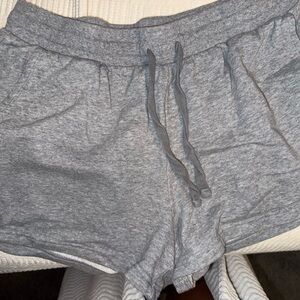 Colsie Gray Jean Shorts with Relaxed Fit